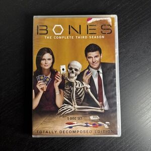 Bones The Complete Third Season (DVD, 2009) New Sealed